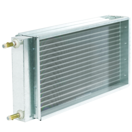 Externt kylvattenbatteri 500x400 2 rörrader (isolerad)